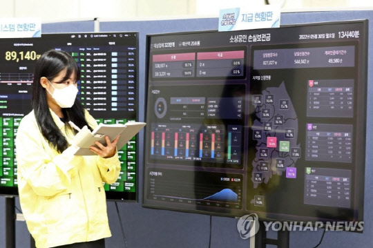 손실보전금 접수현황 확인<사진:연합뉴스>